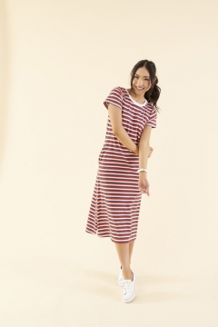 Side Slit Tee Dress